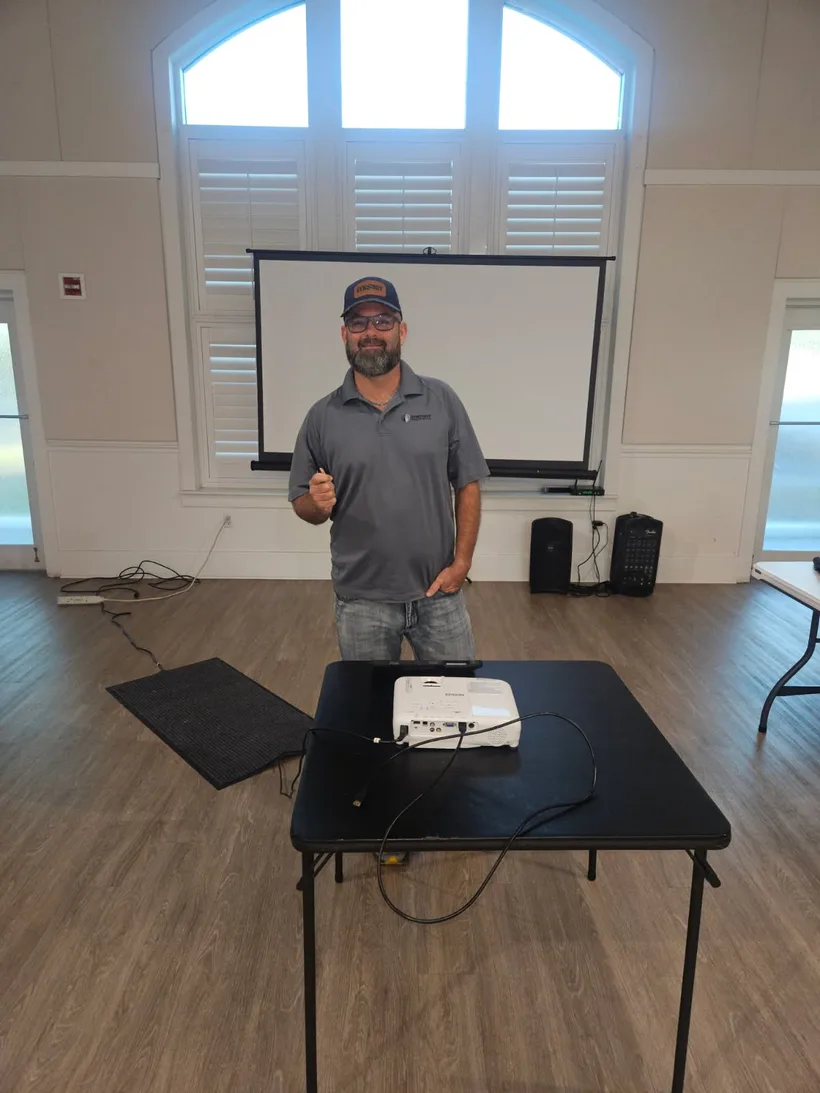 Paul Grynewicz of Synergy at the PROs Networking Group meeting in Palm Harbor