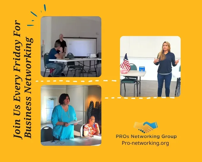 Last Friday was another flurry of business referrals, thank yous, and great speakers!